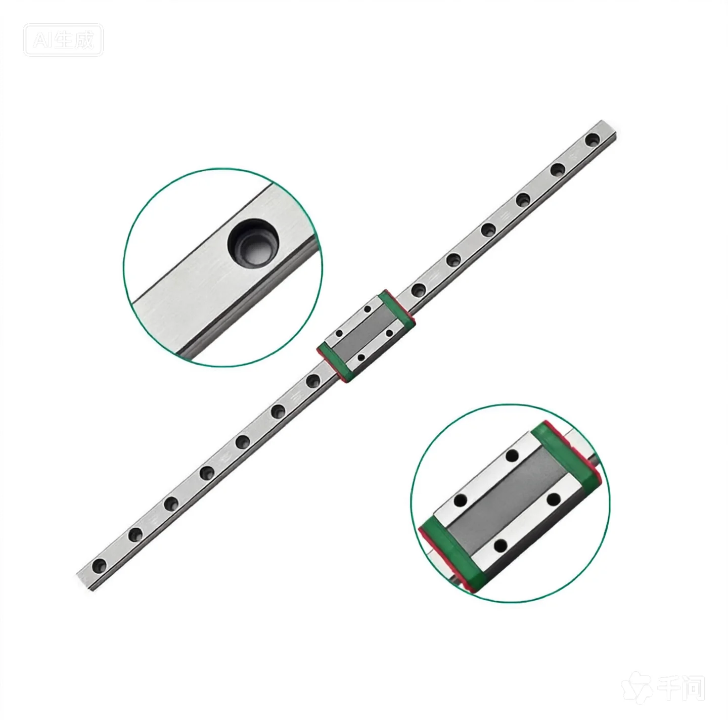 Hiwin MGN9H MGN9 Z1 Hiwin MGN9 Rail 50mm 100 150 200mm 250 300mm 350 400mm 450 500 550mm + Hiwin MGN9H Block Z1 Carriage