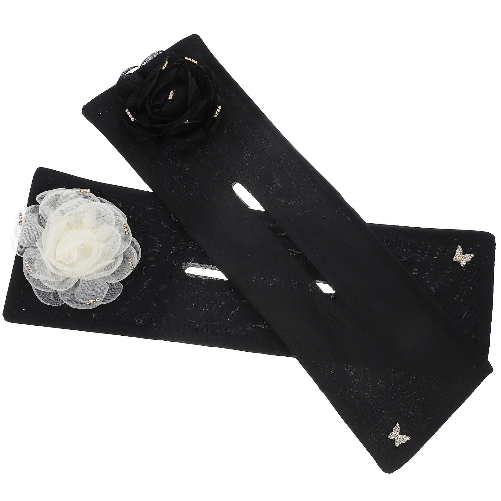 

2 Pcs Hair Dispenser Twist Clip Bun for The Flowers Makers Fabric Thick Thin