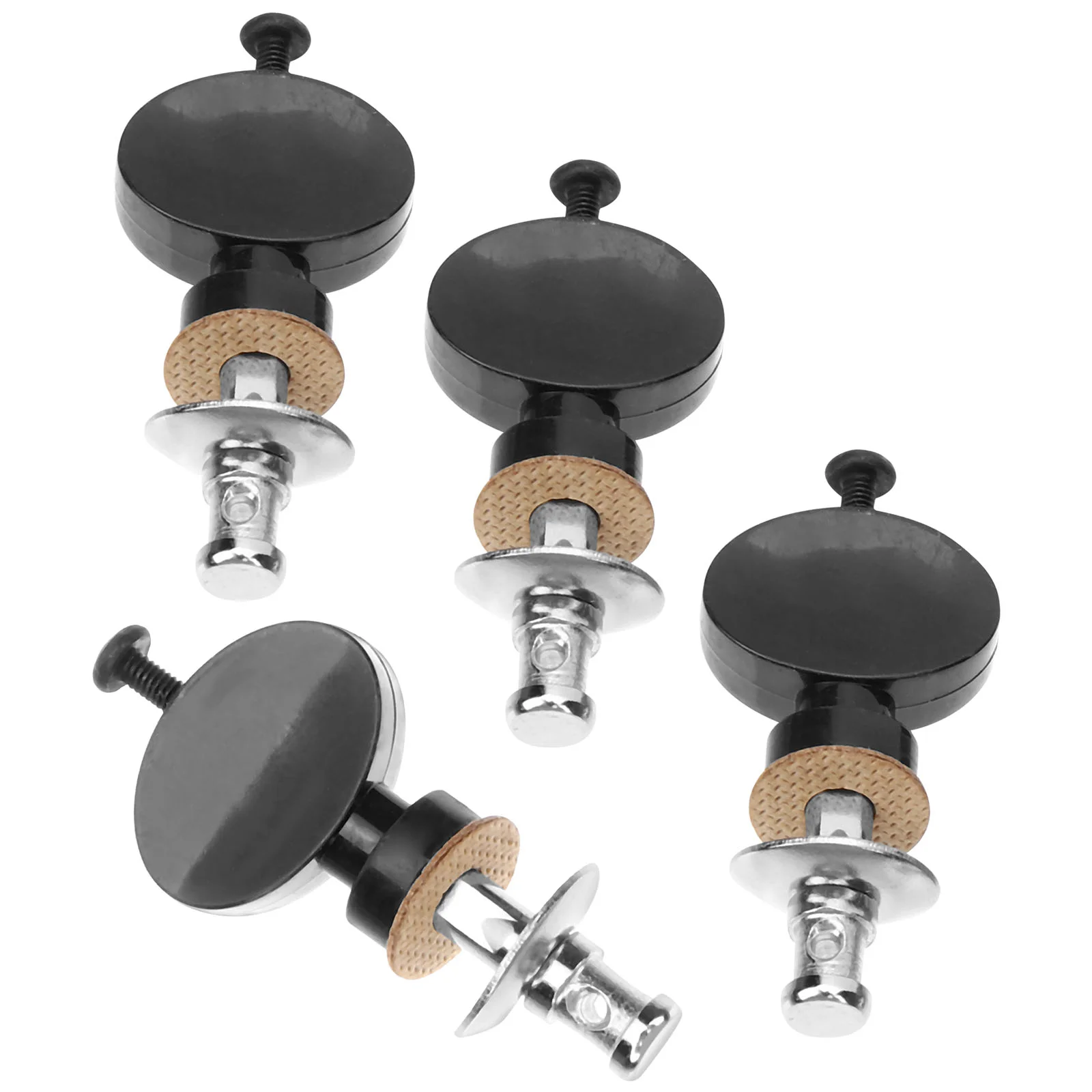 

4 Pcs Ukulele Knobs Tuning Pegs Set Tuner Machine Heads Music Hardware Ukelele Metal Guitar Parts Tools