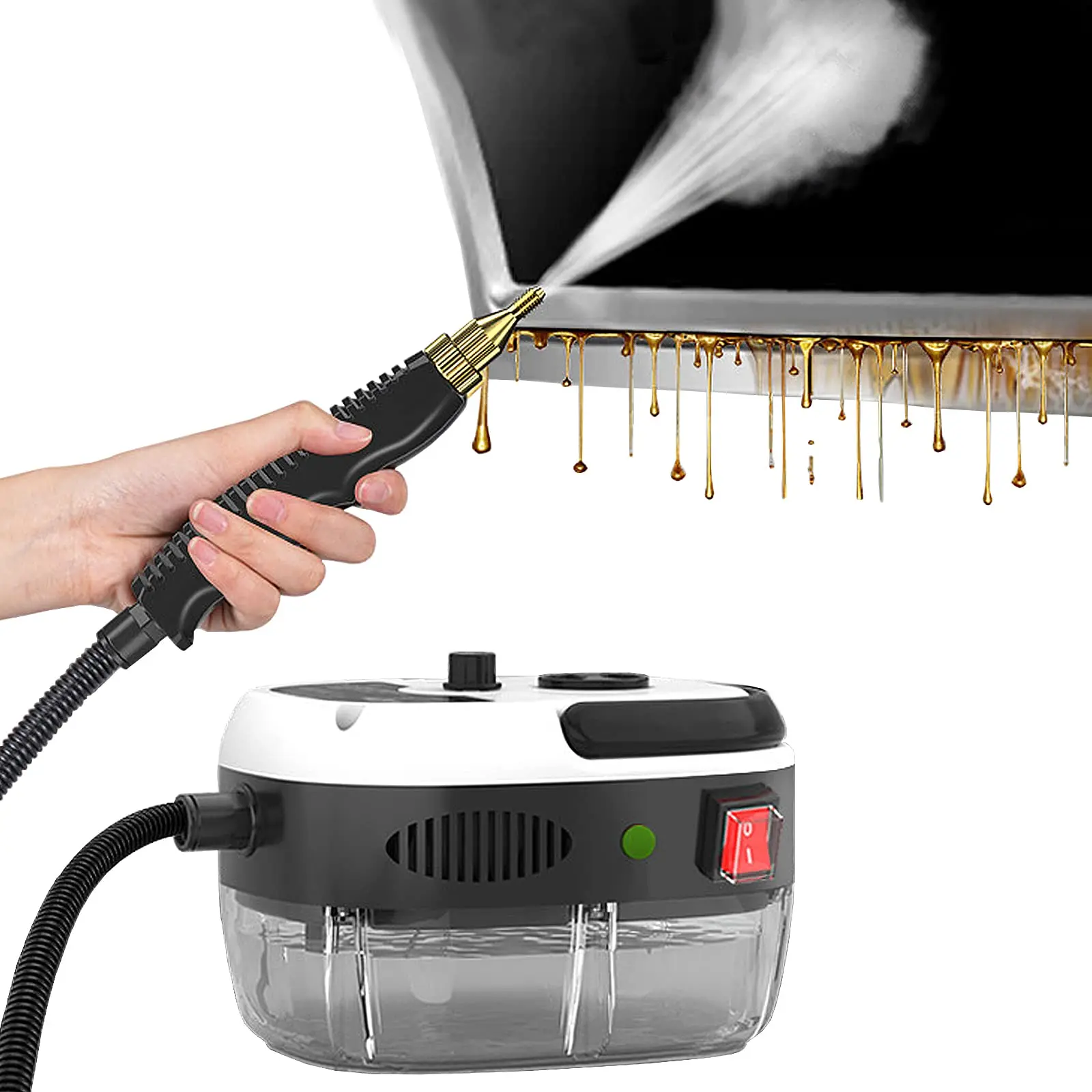 2500W High Pressure High Temperature Household Handheld Steam Cleaner Air Conditioner Kitchen Car Steam Cleaner