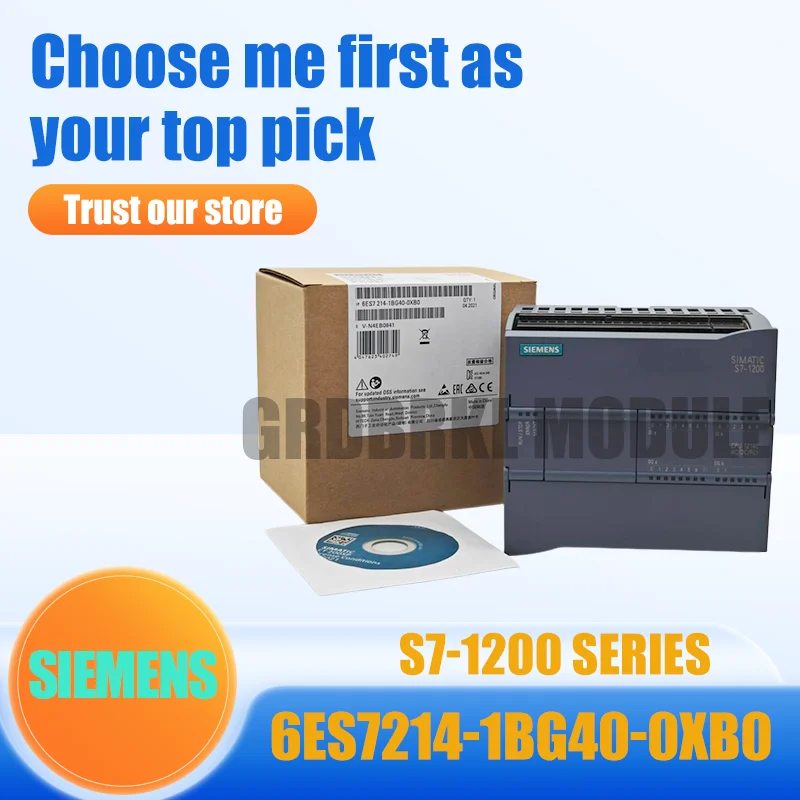 

Новый оригинальный контроллер SIEMENS 6ES7214-1BG40-0XB0 6ES7 214-1BG40-0XB0 S7-1200 PLC