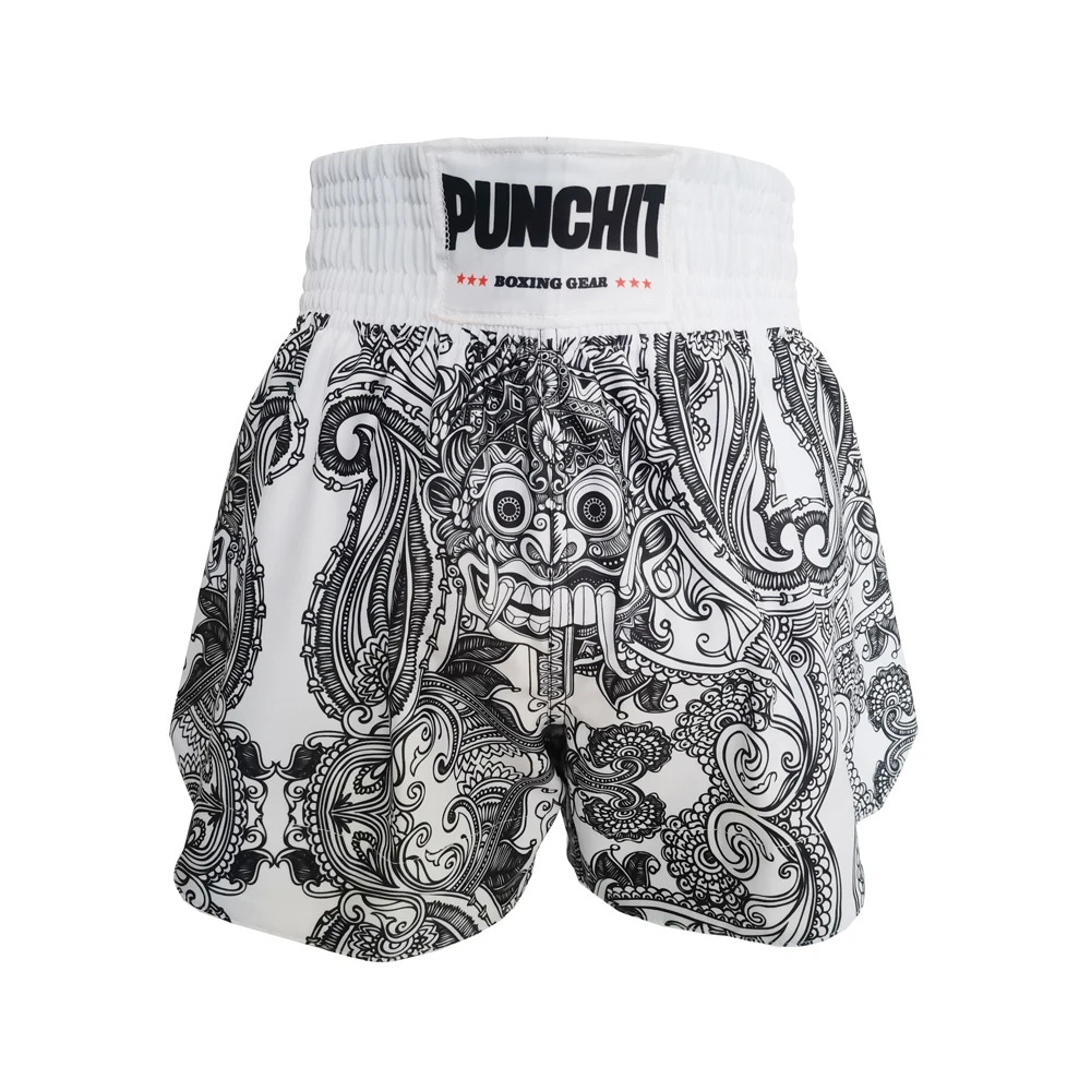 Punchit Muay Thai Fight Shorts Breathable Kick Boxing Pants Women Men MMA Training Pants Shorts Competition Game Sanda Grappling