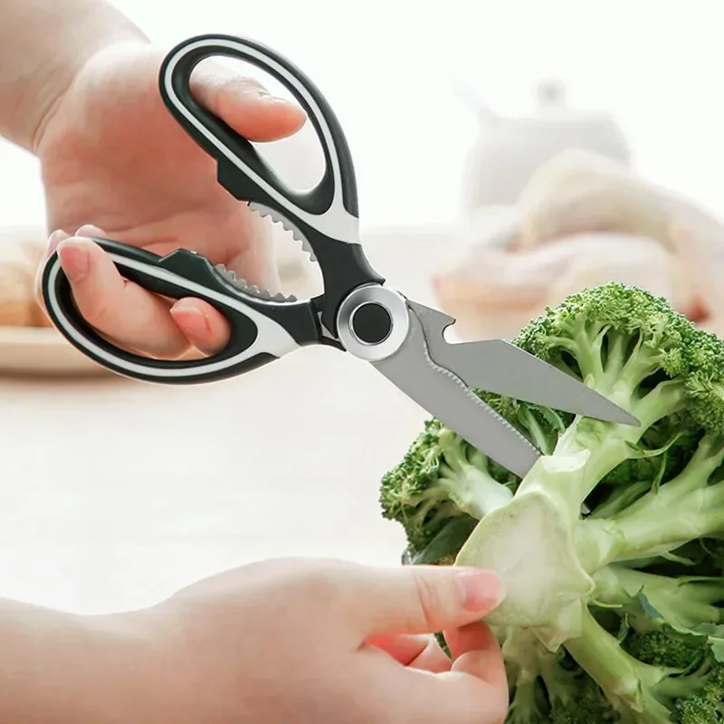 Multifunction Stainless Steel Kitchen Tools Strong Home Vegetable Chopping Fish Food Chicken Bone  Scissors Multi-Purpose Tool image 2
