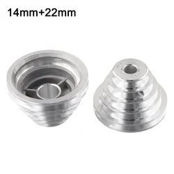 14mm 22mm Pagoda puleggia ruota di trasmissione in alluminio per trapano da banco per cinghia dentata a forma di V