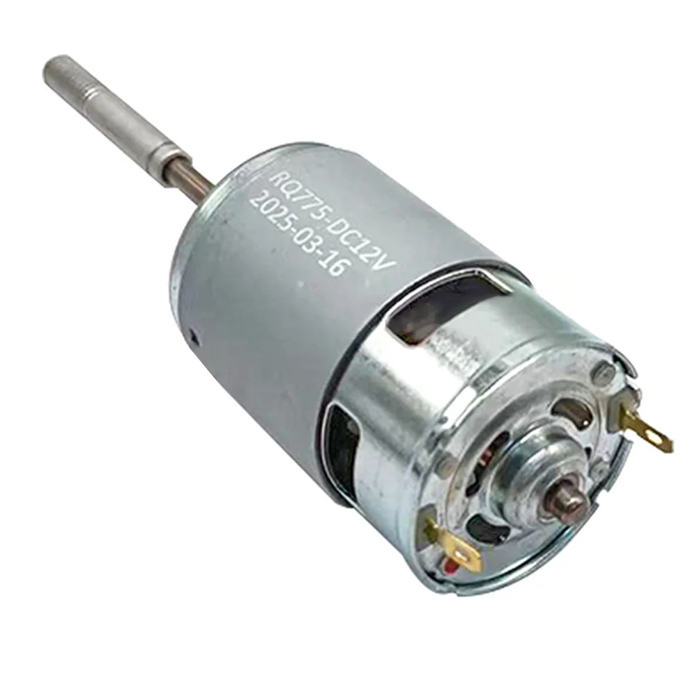 1pc DC 12V Electric Fan Motor For Electric Fan 12V 775 High Speed Carbon Brush Electric Motor For Hair Dryer DIY Toy Fan