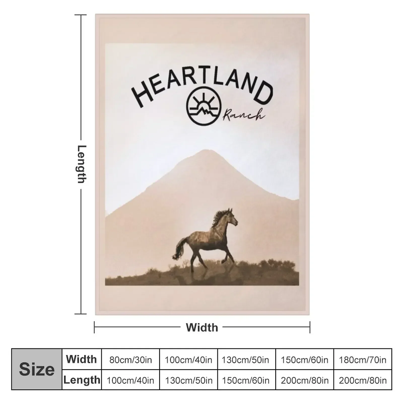 Heartland Ranch , Heartland Horse Throw Blanket Luxury Brand Thermals For Travel Heavy Furrys Blankets