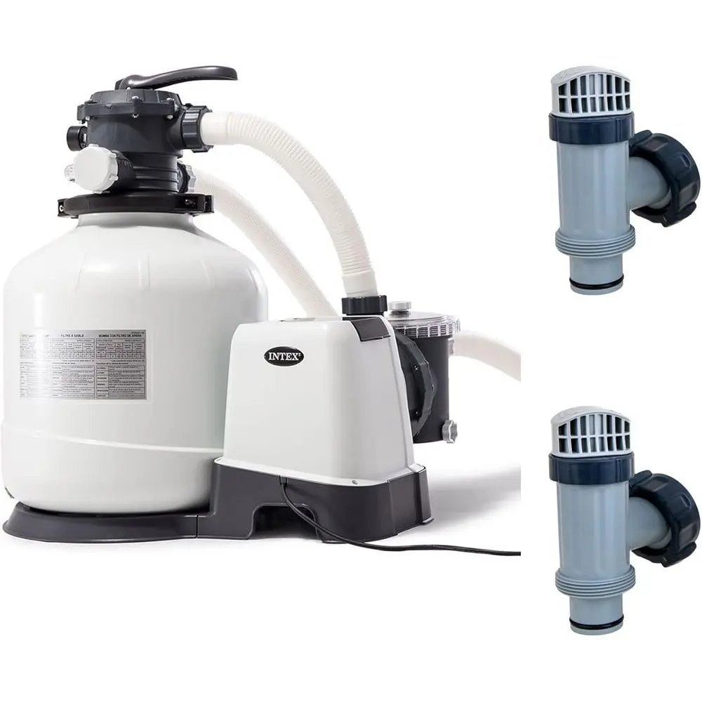 

Насос для бассейна с песочным фильтром 3000 GPH с таймером и комплектом плунжеров для наземных бассейнов