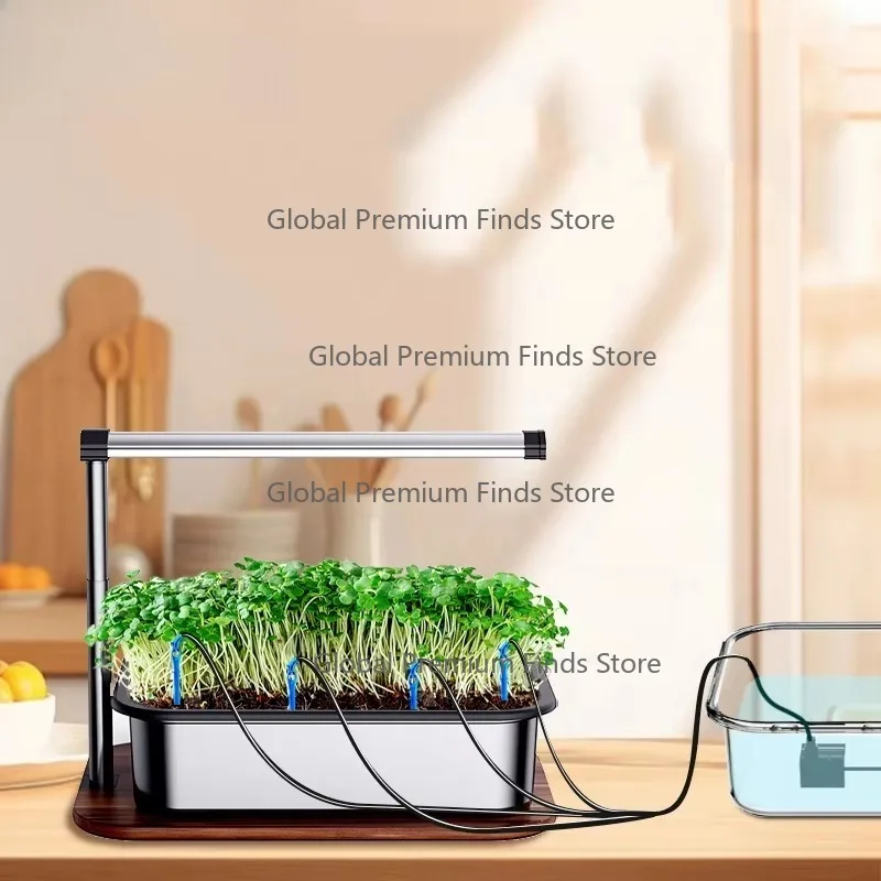 

Светодиодная лампа для выращивания растений 32 Вт, умная система для домашнего гидропонного сада, набор для проращивания семян, для трав и овощей