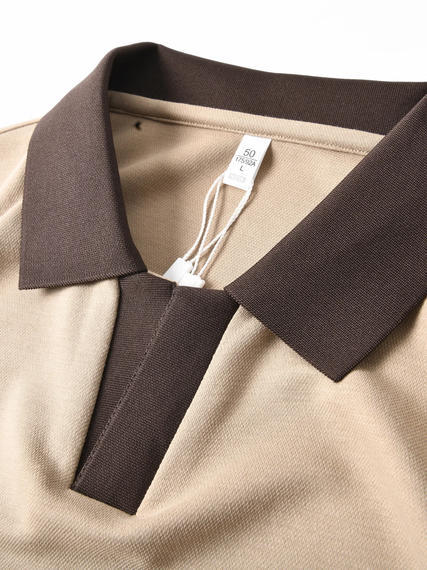 New American Style Loose Casual Color Block Long Sleeve  Shirt T-Shirt Men's Autumn Fashion Cotton Linen Blend Knitted Top