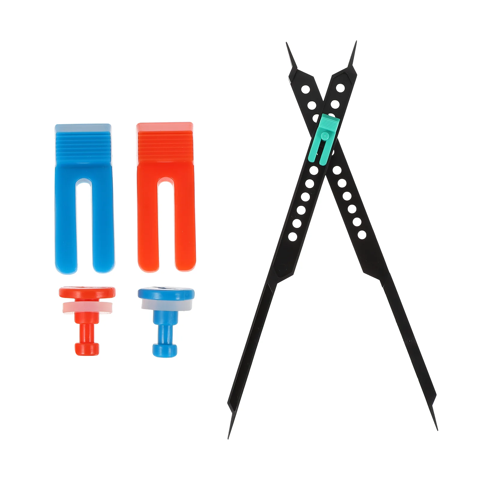 Tool Multifunction Compass Ruler Graphing Woodworking Plastic Drafting Multi-function Drawing