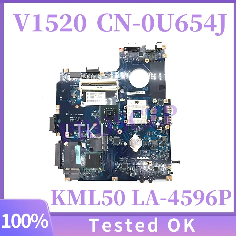 

KML50 LA-4596P CN-0U654J 0U654J U654J Mainboard For DELL Vostro 1520 V1520 Laptop Motherboard GM45 100% Full Tested Working Well