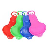 Toboggan Kids Sledge Sleigh Sledding Skiing Backyard Lawn Winter Snow Sled