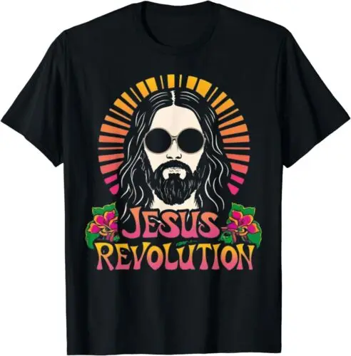 Jesus Revolution Christian Faith Retro Best Gift T-Shirt S-5XL