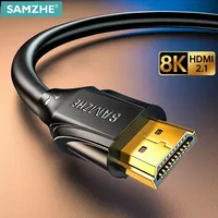 SAMZHE HDMI 2.1 Cable 8K/60Hz 48Gbps Digital Cables HDMI 2.1 Cable Splitter for HDR10+ PS5 Switch Cable HDMI 2.1