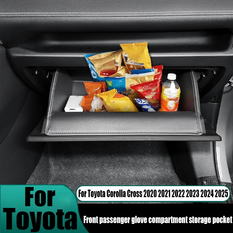 

Для Toyota Corolla Cross 2020 2021 2022 2023 2024 2025 пассажирский бардачок сумка для хранения салона автомобиля принадлежности для украшения интерьера
