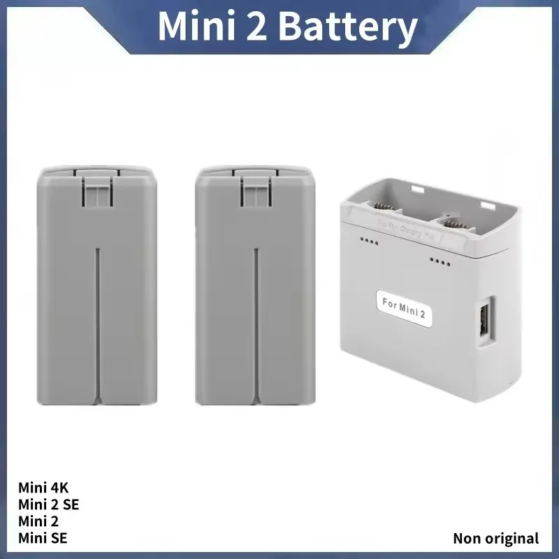 

For DJ Mini 2 Battery 2250mAh Flight Time 31 Minutes Compatible Mini 4K/Mini 2SE Series Intelligent Flight Battery Fly More Kit
