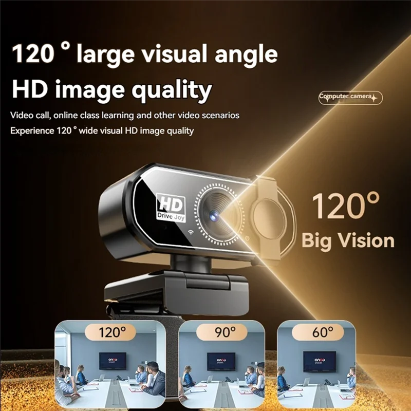 Well Made-HD USB Webcam With Dual Microphones For PC Laptop Computer Web Camera Zoom Video Calling USB Webcam 2K