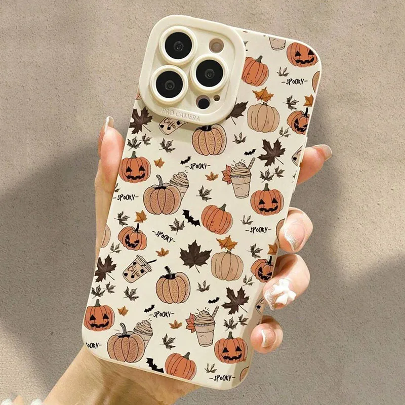 Capa de Silicone Halloween para Xiaomi Poco F7 F6 F5 Pro 5G