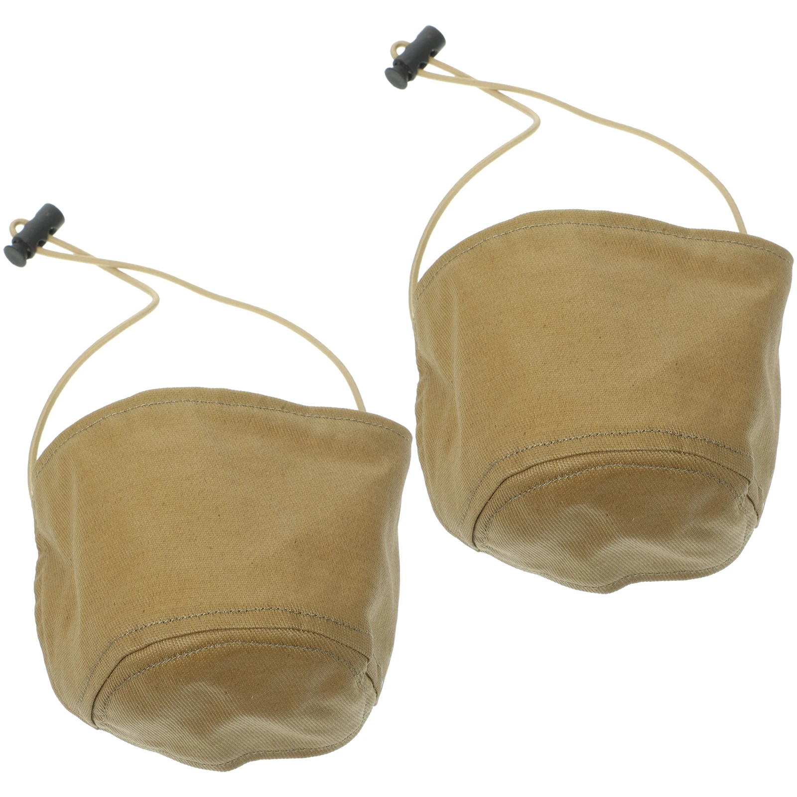 

2Pcs Wear resistant Driving Shoe Cover Heel Protector for Flats Wedges Khaki Brake Throttle Compatible Simple Elastic Design