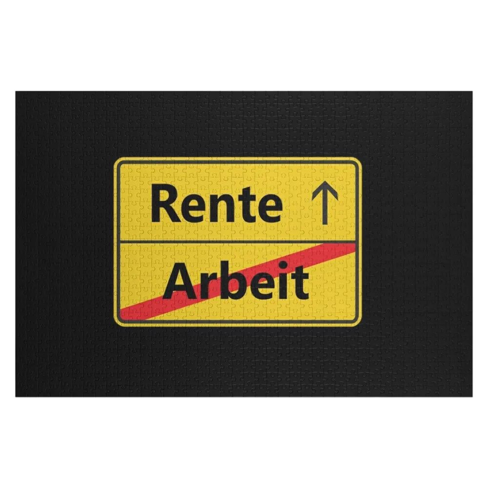 

Arbeit Rente Jigsaw Puzzle Iq For Children Personalized For Kids Wooden Name Puzzle