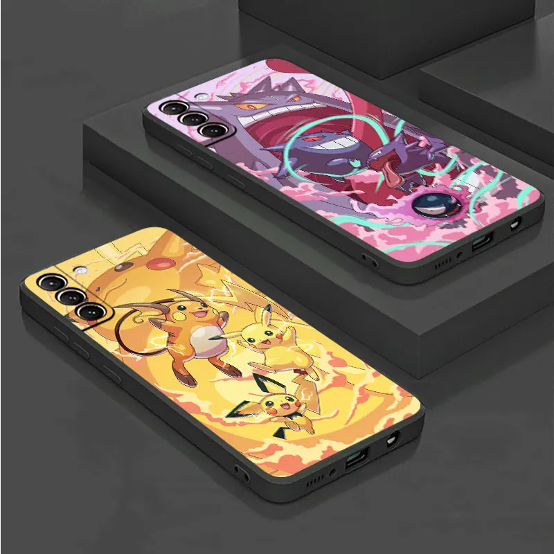 Case For Samsung Galaxy S23 Ultra S22 Plus S21 FE S20 A752 A53 A12 A31 A32 A33 Angel Eye Phone Cover Pokémons Squirtles EEVEE