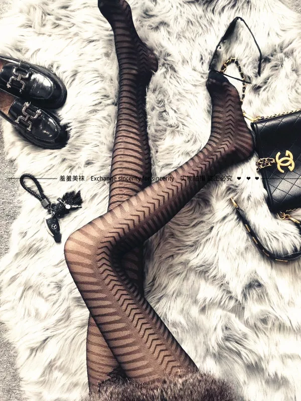 Sexy Nightclub Fun Silk Stockings Ultra Thin Transparent Fashion Personalized Socks Korean Version Multi Style Silk Stockings