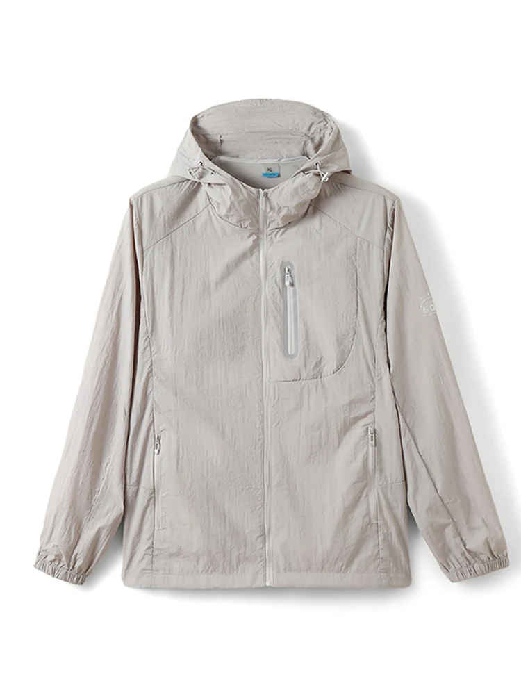 

Summer New Men's Outdoor Lightweight Breathable Qui Dry Loose Fit Sports Jaet UV Protection Skin Clothes Coat Faionable...