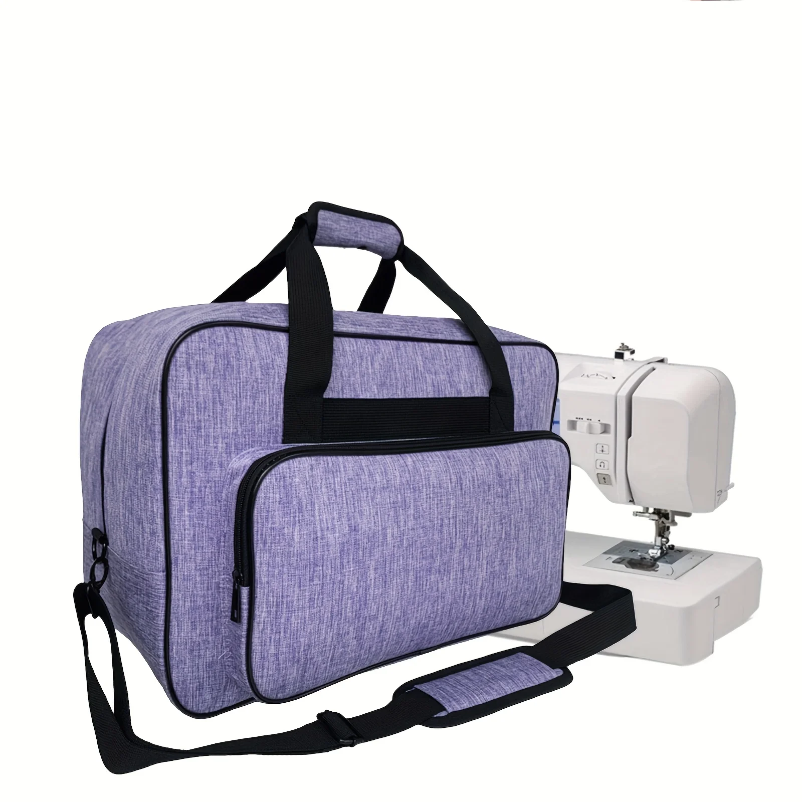 Sewing Machine Carrying Case, Universal Tote Bag with Shoulder Strap Compatible with Most Standard Singer, Brother, Janome