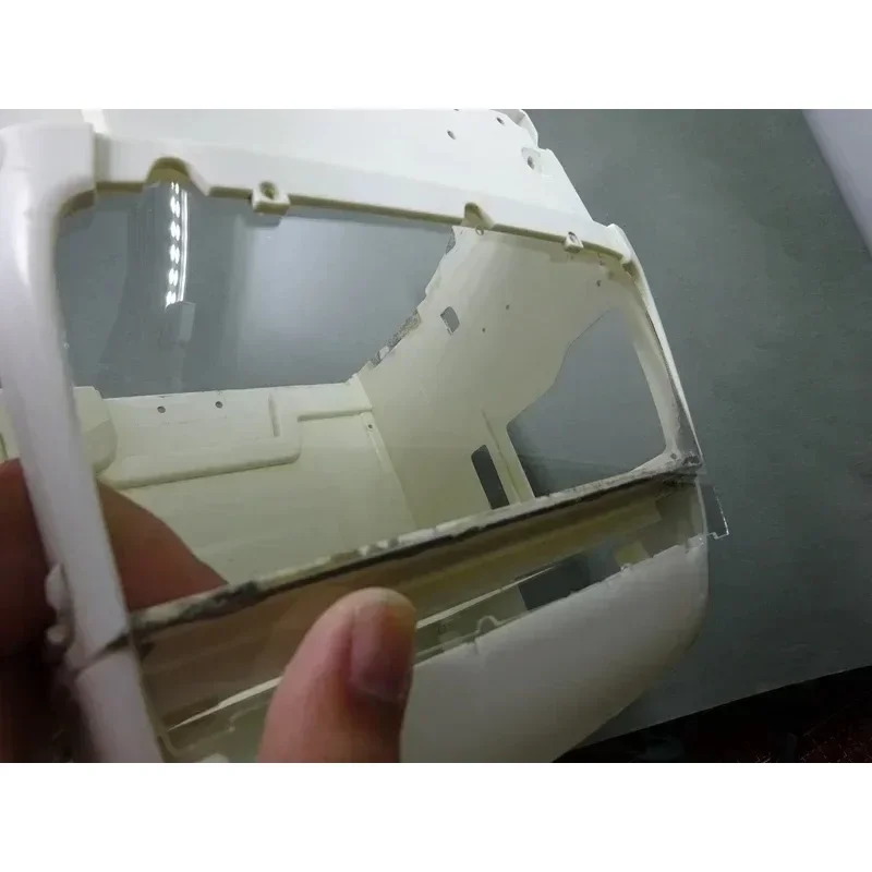 Simulation Transparent Block The Wind Glass Upgrade for 1/14 Tamiya RC Truck For man TGX Diy Parts