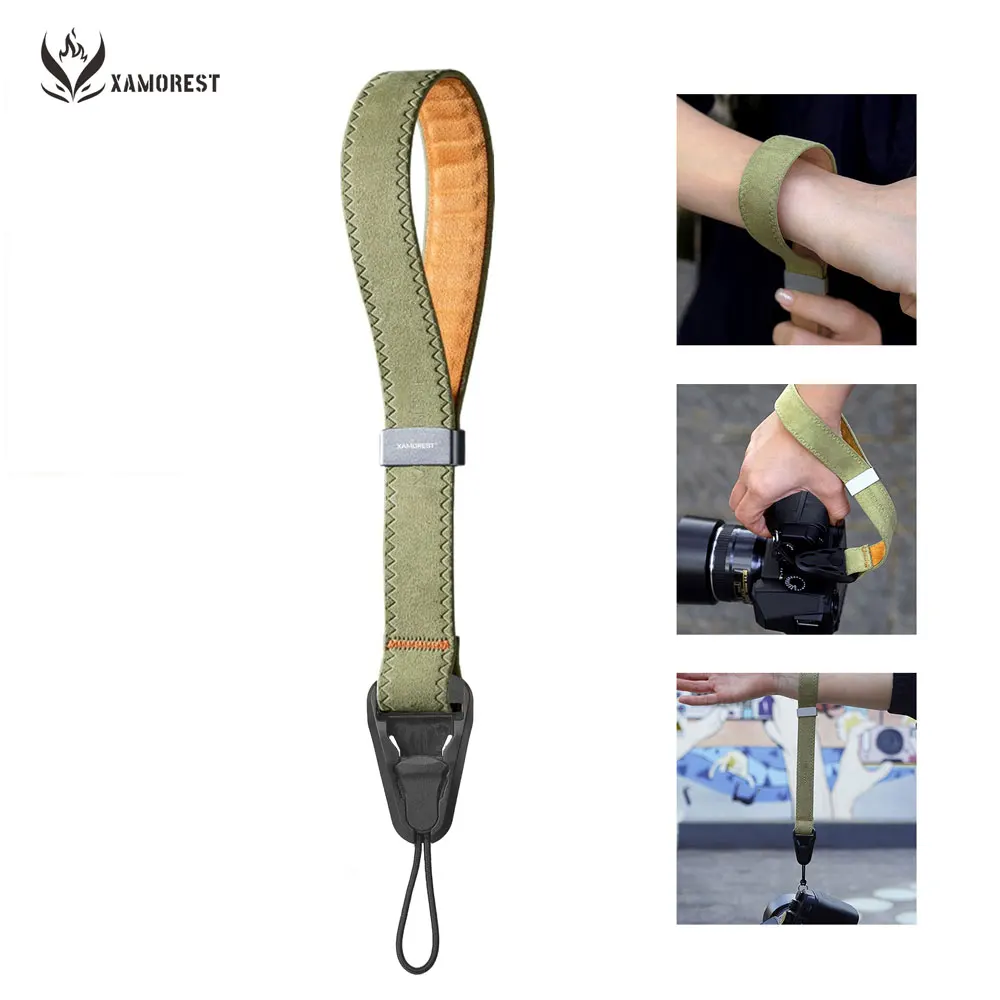 

XAMOREST Camera Wrist Strap Quick Release Camera Hand Strap Magnetic Buckle Wrist Hand Strap Lanyard for All Cameras