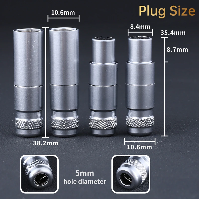 Serost HiFi Audio Mini XLR-Stecker 3/4-polig Audio-Steckverbinder Buchse & Stecker für DIY Mikrofone Kopfhörer Kabel – Detail 4