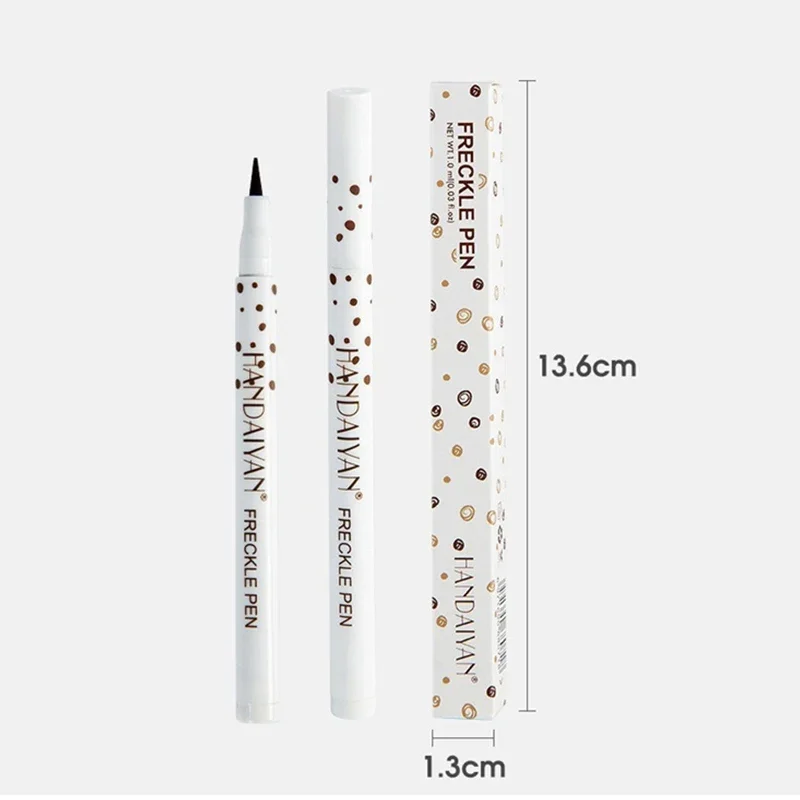 1/4pcs Freckles Pen Brown Lasting Waterproof Dot Spot Pen Natural Lifelike Fake Freckles Pen Simulation Fake Spot Makeup Tool