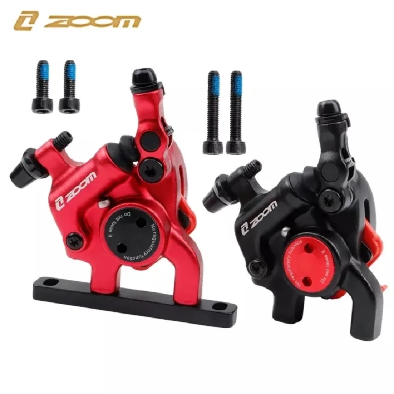 

ZOOM HB105 Road Bicycle Brakes Caliper Mechanical Disc Brake Rotor 160mm Set Racing Bike Pushes Caliper Piston Line Pull Cycling