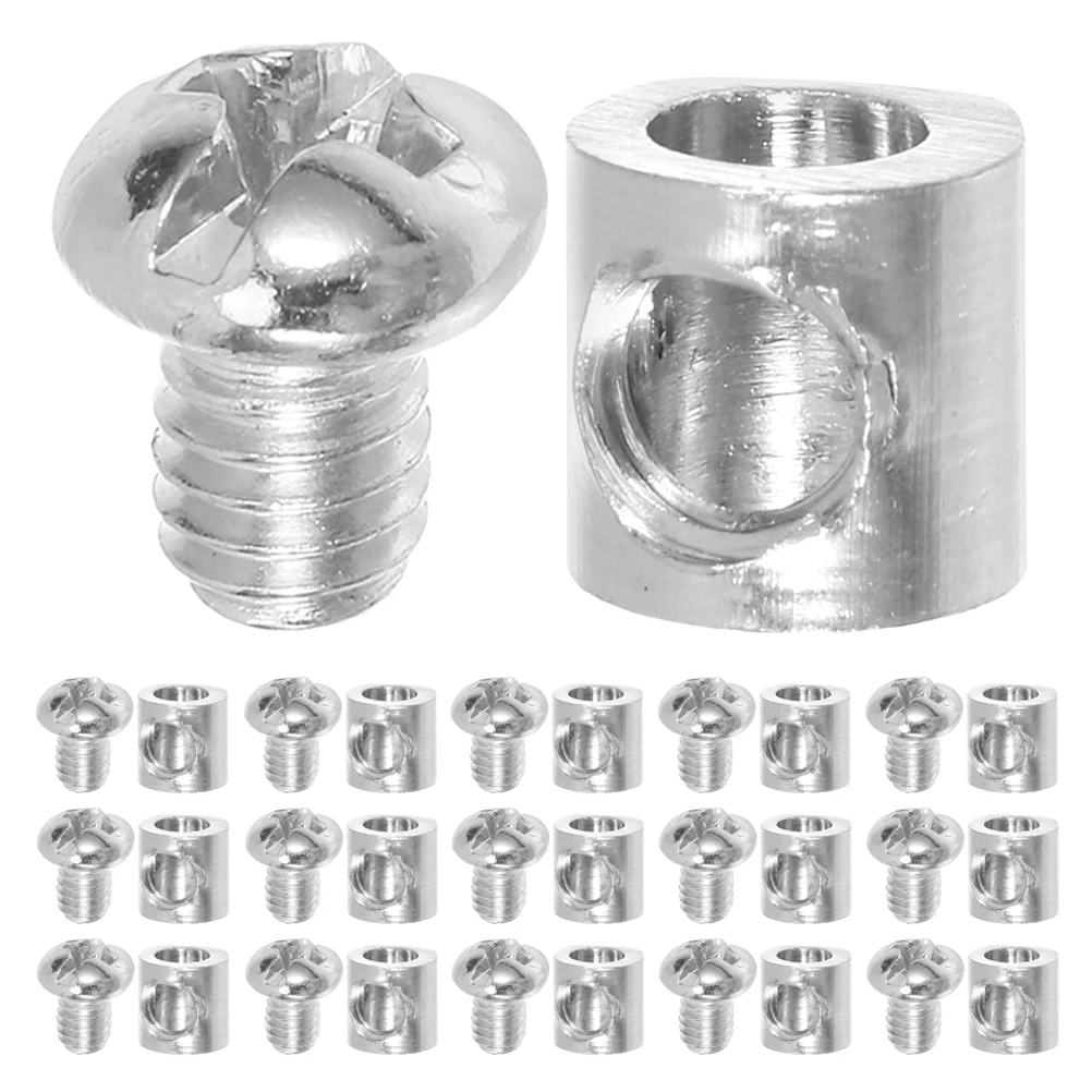 

30pcs Steel Buckles Adjustable Wire Rope Clamps Enhanced Safety Quick Tightening Release Mechanism Transport Outdoor Home Use