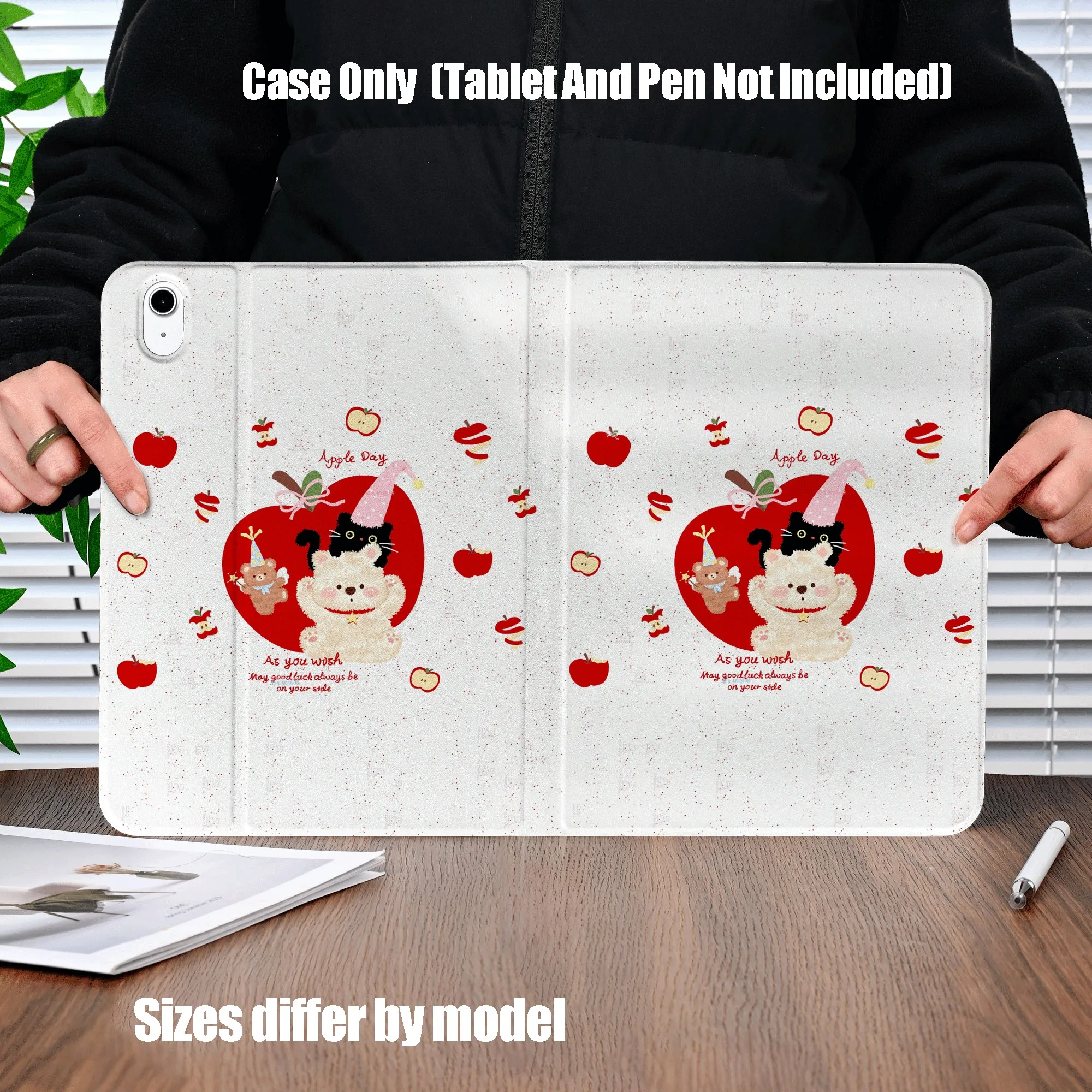 

High-quality tablet computer case - suitable for iPad/iPad Pro/iPad Air/iPad Mini series cases | Shockproof, with pen slot stand