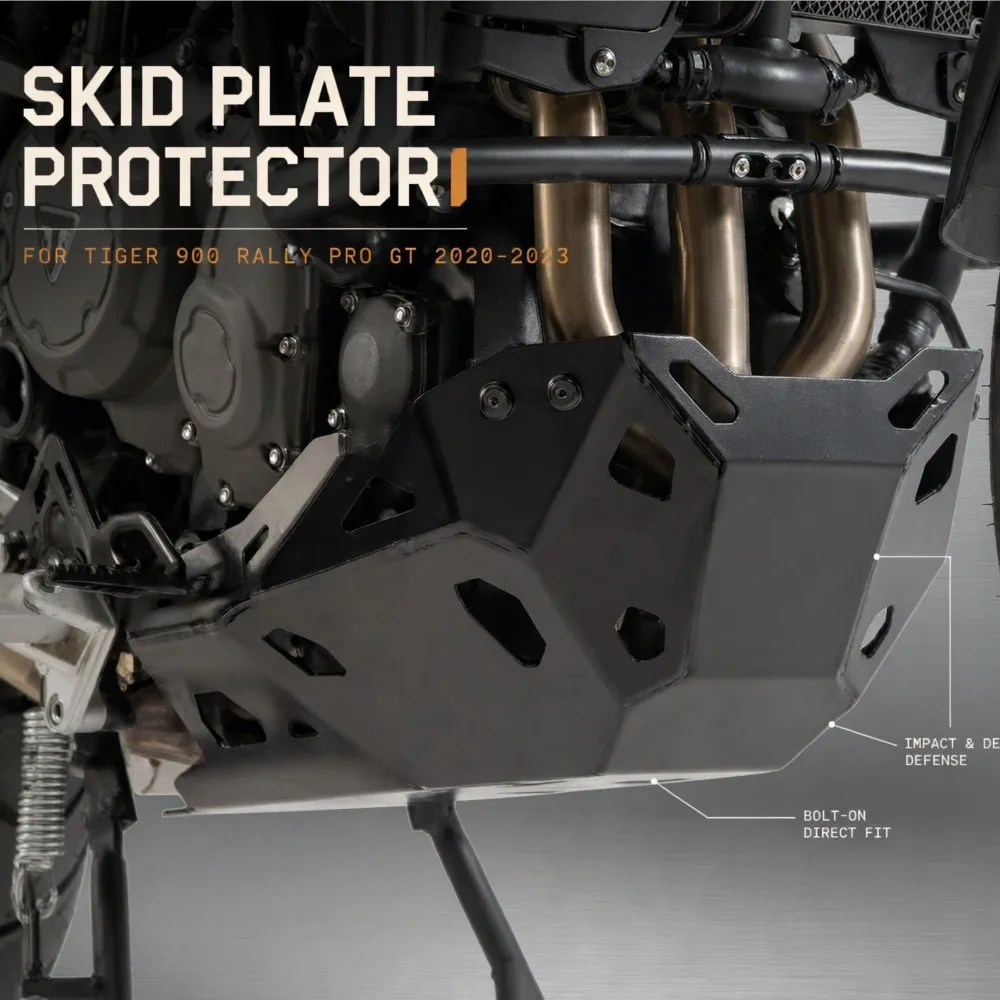 FOR Tiger 900 Rally Pro GT 2020-2022 2023 Motorcycle Chassis Engine Guard Bash Bottom Skid Plate Lower Frame Cover Protector