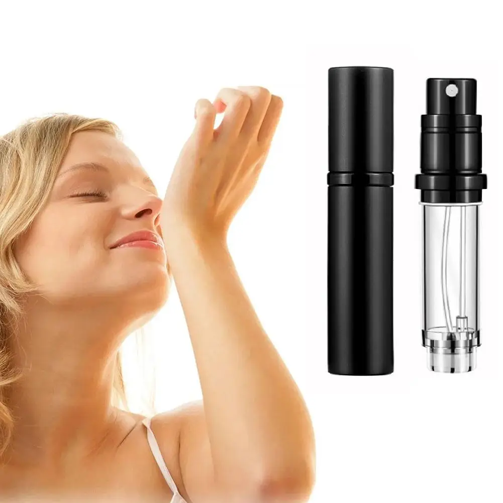 

1PC 5ML Perfume Atomizer Portable Liquid Container For Cosmetics Traveling Mini Aluminum Spray Alcochol Empty Refillable Bo D9G7