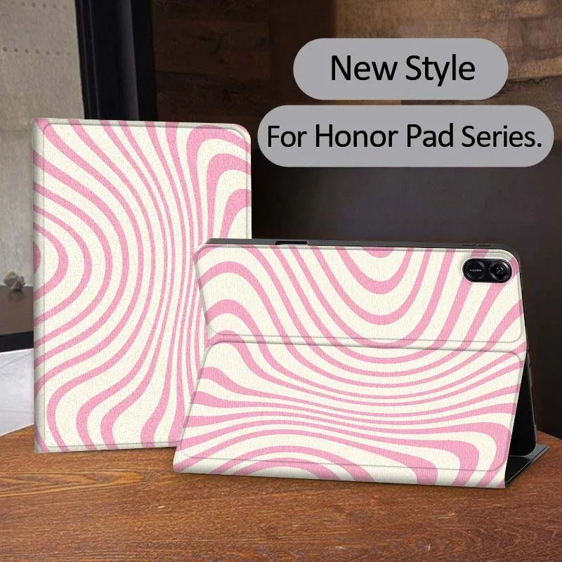 

Abstract Line Pattern For Honor Tab Tablet MagicPad 3 6 7 X8 V7 V8 8 9 X9 X8a X9a 10 Pro Inch 2020 2021 Tablet Case