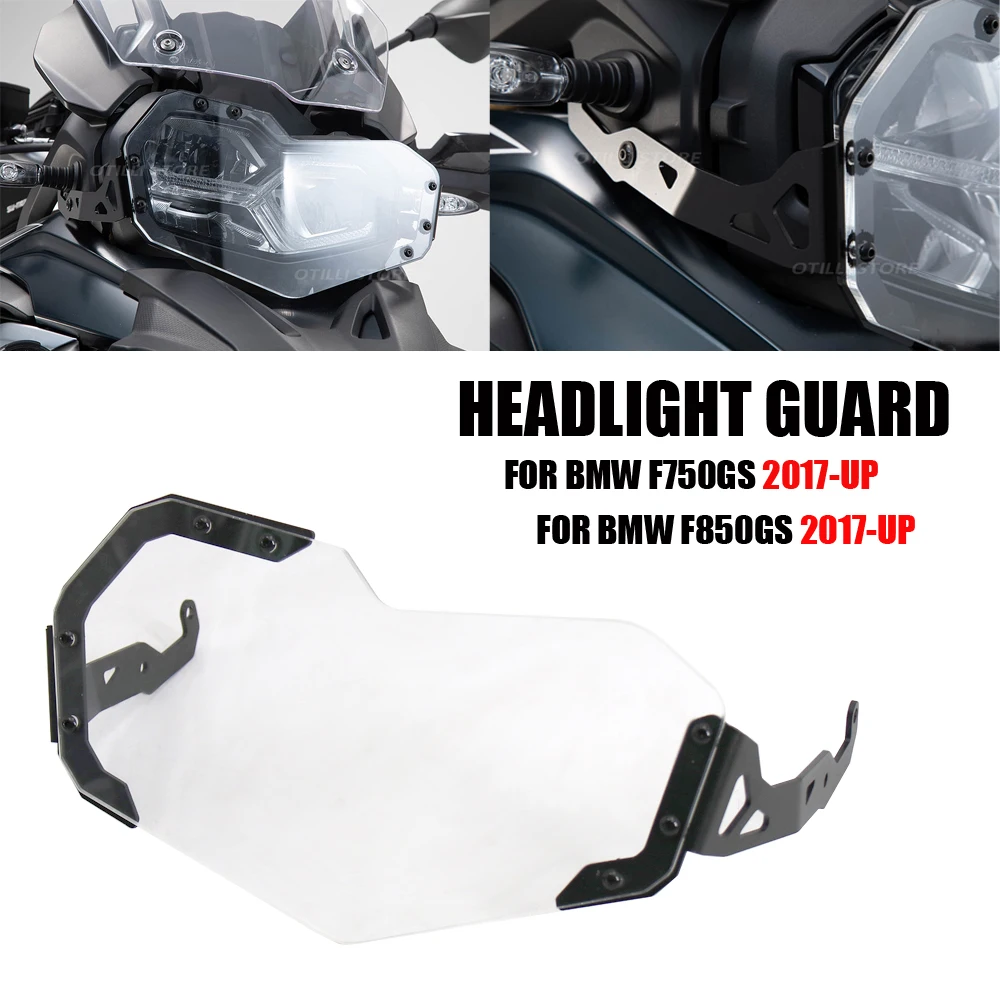 

New For BMW F750GS F850GS 2017 2018 2019 2020 2021 Grille Headlight Protector Guard Lense Cover F 750 GS F 850 GS Acrylic