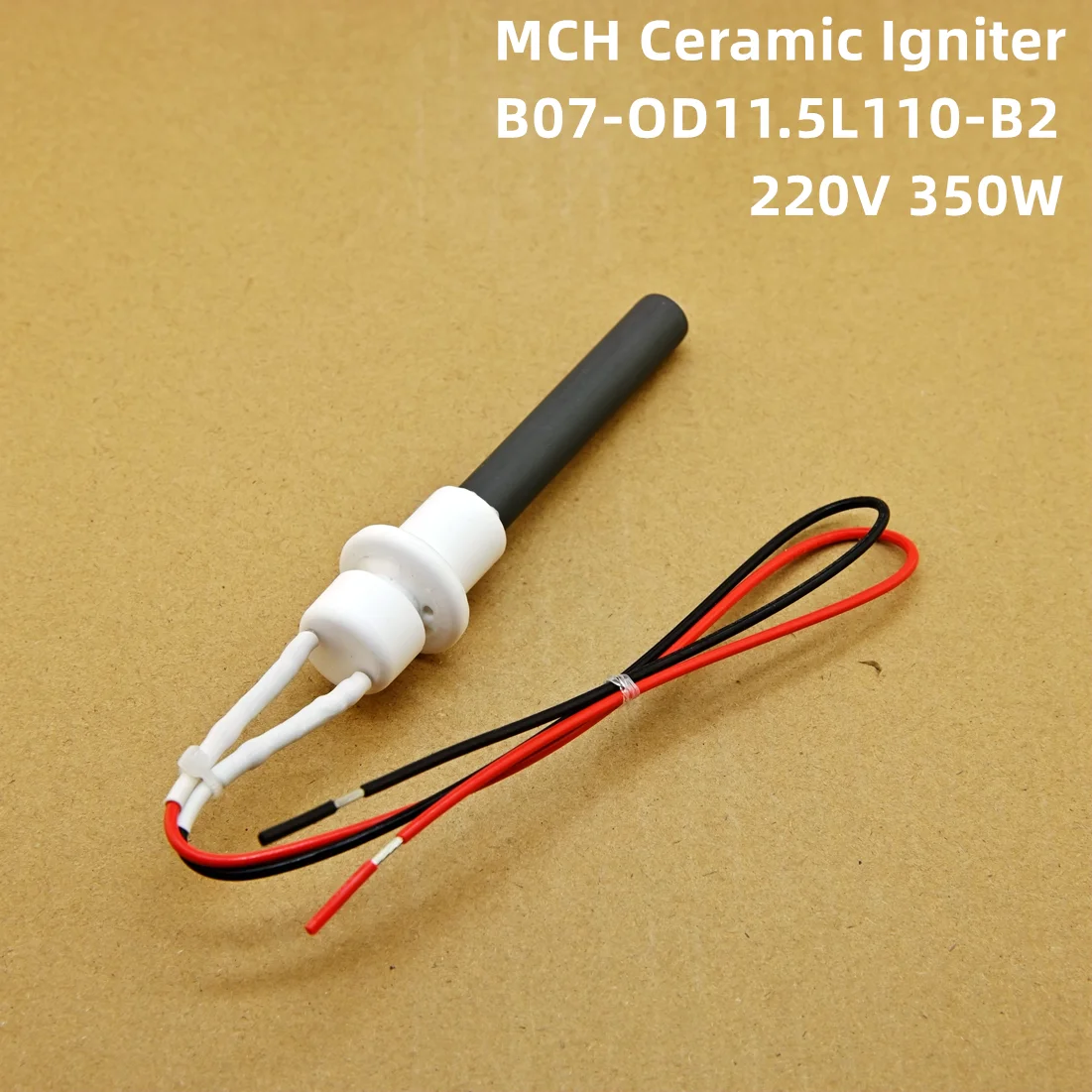 Ceramic Igniter 220V 350W 110V 300W wood chip particle oven ignition rod, biofuel heater kitchen oven accessories