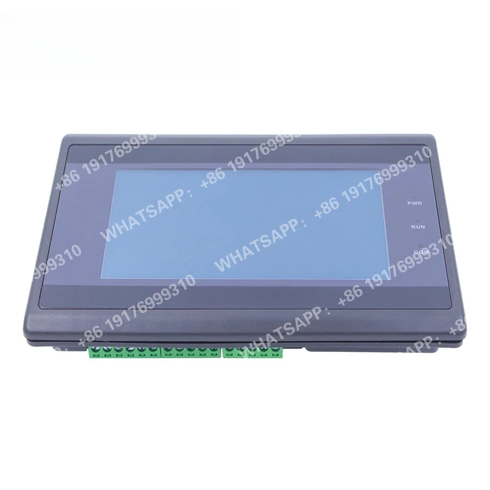 HMI DC24V PLC HMI en un solo bloque, pantalla táctil de 4.3 pulgadas con controlador RTU programable FX3U-22 de 12 entradas y 10 salidas, panel integrado.