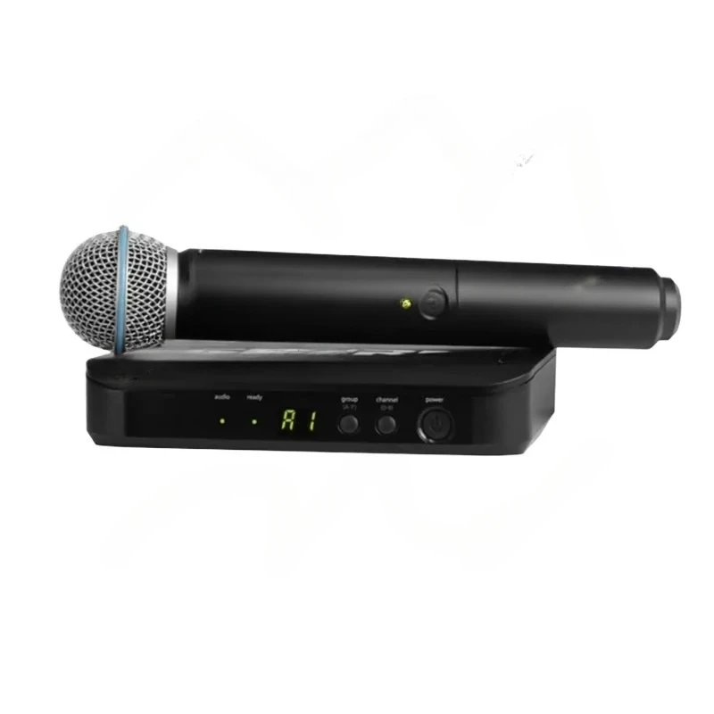 Equipped With PG58 BETA58 Professional BLX288 Handheld Karaoke Heart-Shaped Dynamic Vocal Metal Wireless Microphone