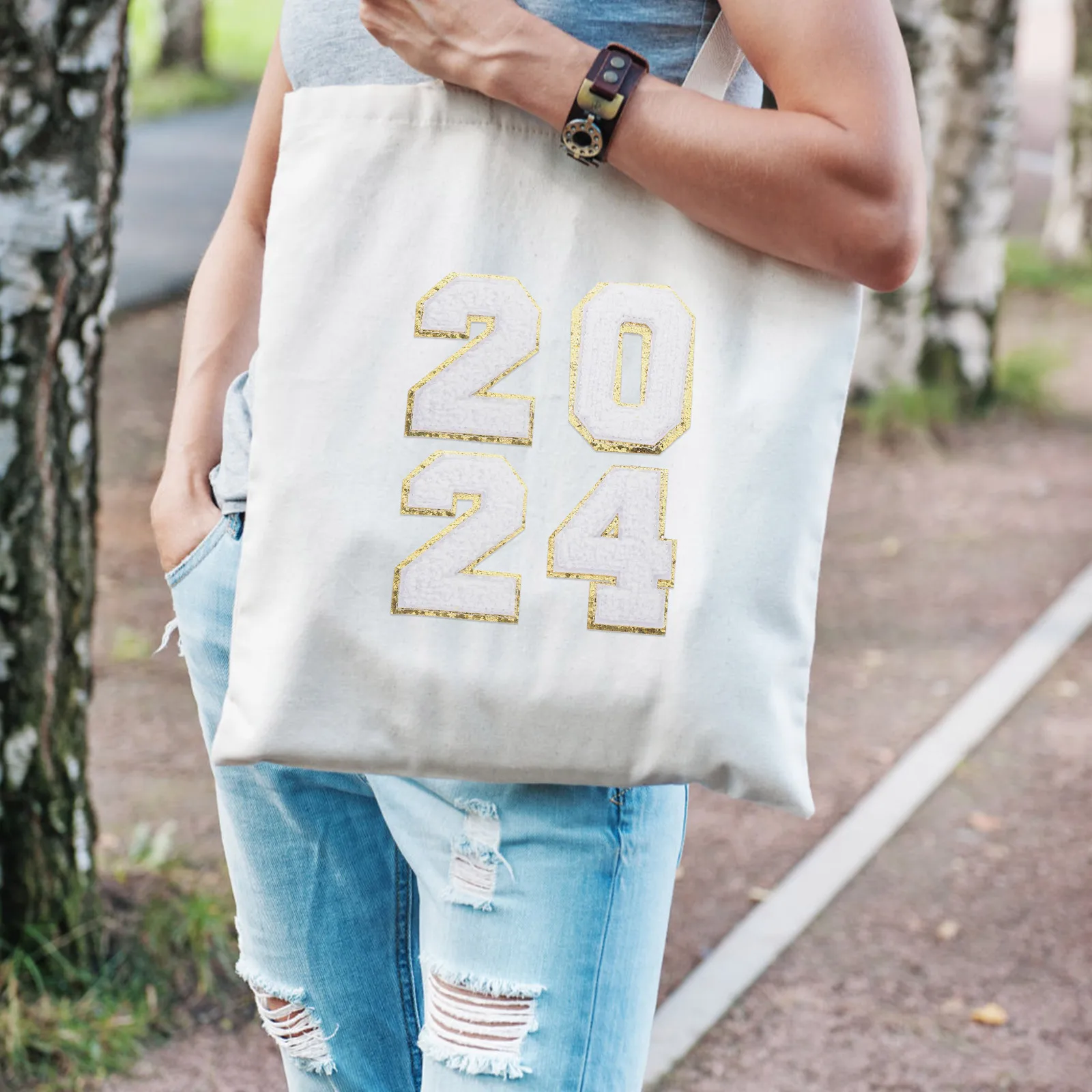 

8Pcs Number Embroidery Sewing Patches Applique DIY Clothes Patch Repair Iron on for Jackets Dress Shirts Bags Caps