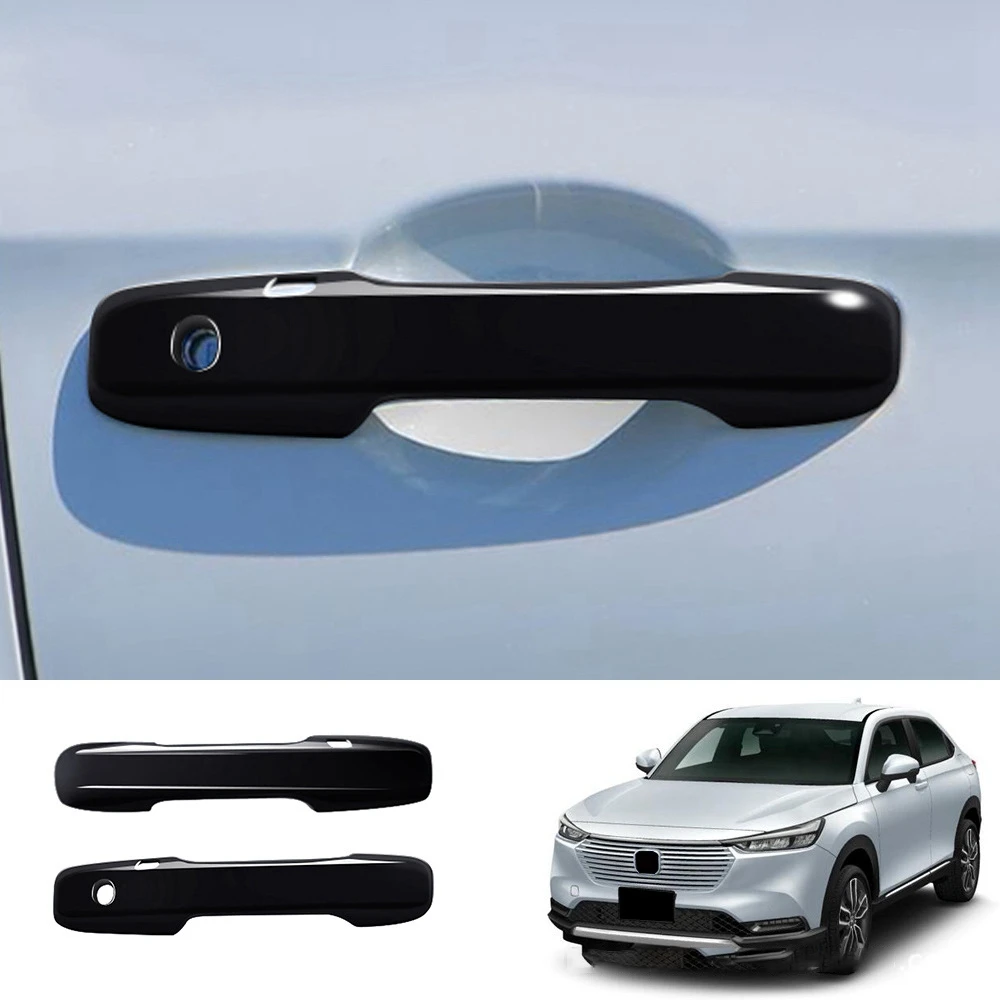 Car Outer Door Handle Frame Door Handle Cover Car Accessories for VEZEL RV 2021