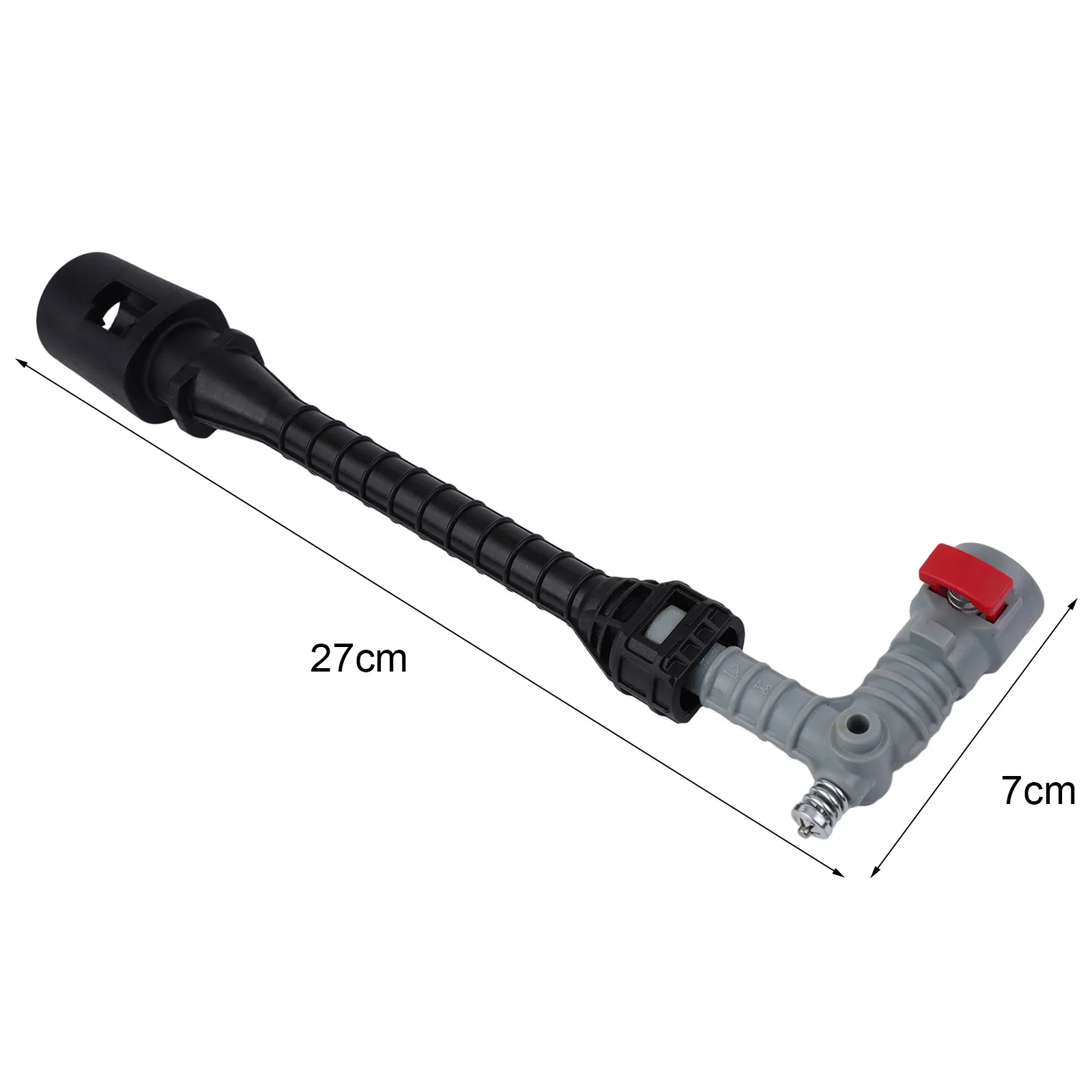 

Internal Nozzle Washer Nozzle 1Pcs Pressure Black Pressure Washer Trigger 7×24cm Gray Handle Outdoor Power Equipment