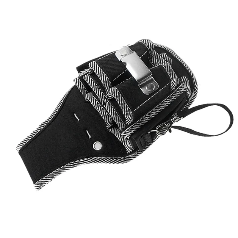 Multifunctional Electrician Waist Nylon Fabric Tool Bag Belt Tool Pouch Utility Kits Holder with Case Pockets