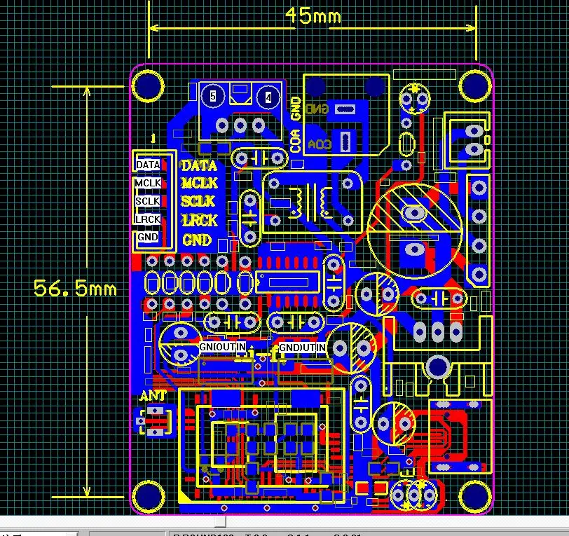 QCC3084 Bluetooth 5.4 Fibra Coaxial I2S Placa de Salida Digital DC 8-16V LDAC APTX HD