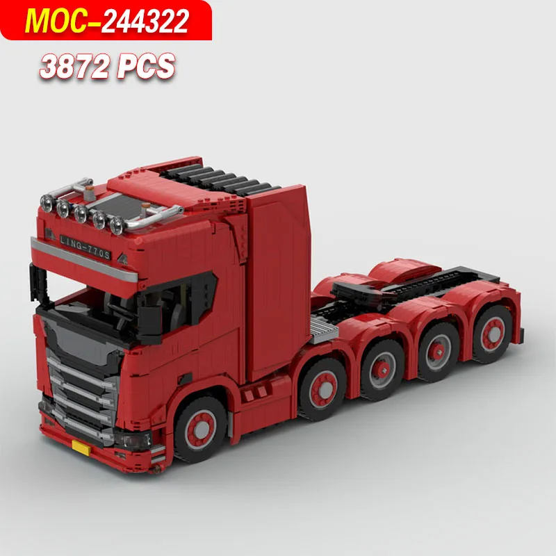 MOC-244322 770S 10x4Classic Truck Bouwsteen Creatief Model-3872 PCS Educatief en stressverlichtend constructiespeelgoed Cadeau