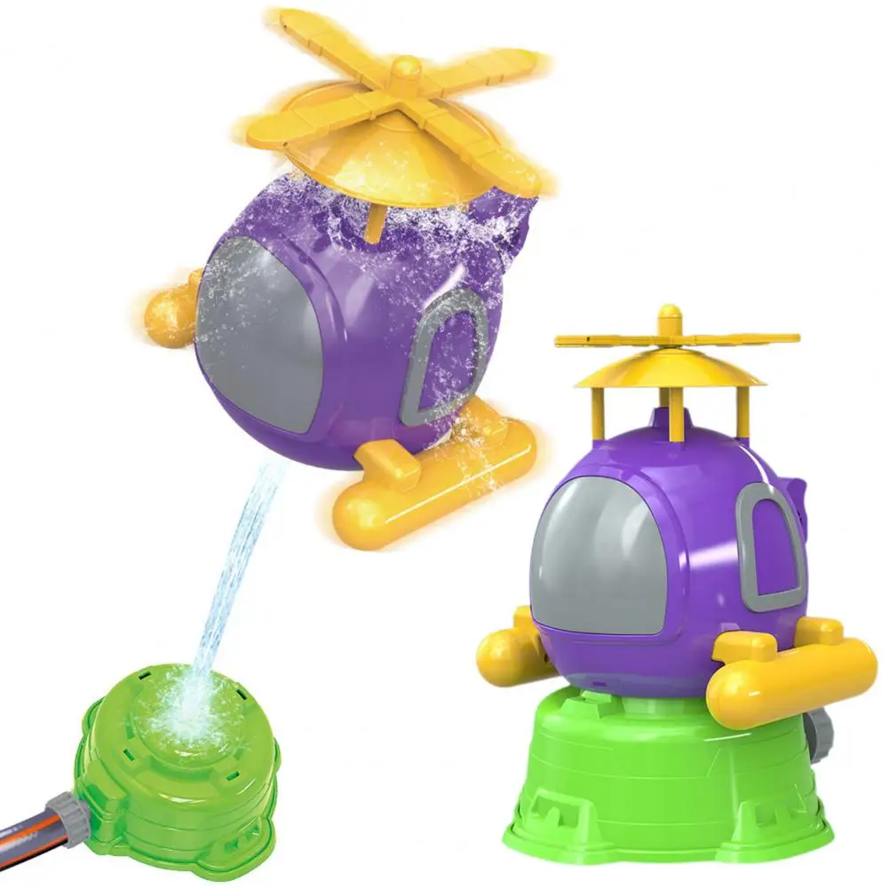 Outdoor Water Toy Helicopter Sprinkler Toy Rotatable Copter Launcher Fun Water Sprinkler Toy for Outdoor Summer for Toddlers