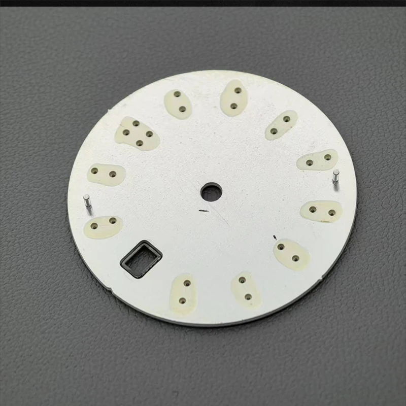 وزارة الدفاع 30.5 مللي متر ساعة الطلب الأخضر مضيئة الهاتفي صالح ل NH35 NH36 اليابان حركة نوتيلوس ساعة ميكانيكية الطلب استبدال أجزاء